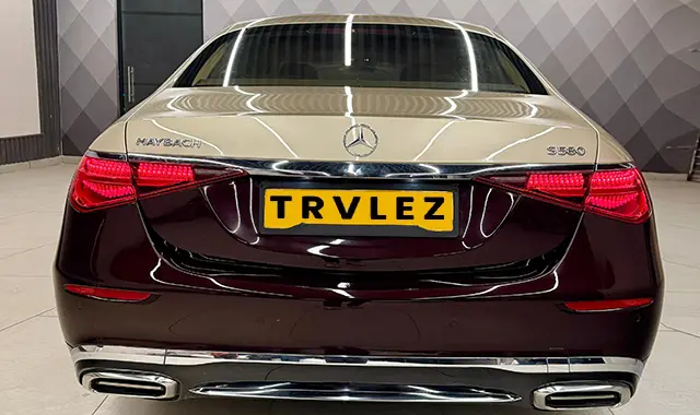 Mercedes Maybach Back View Image