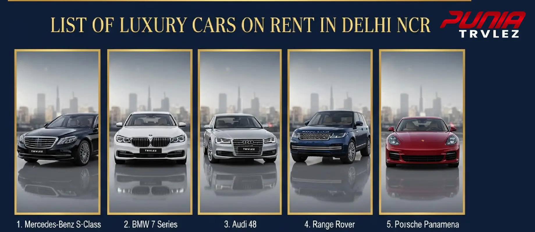 Luxury Cars on Rent in Delhi NCR