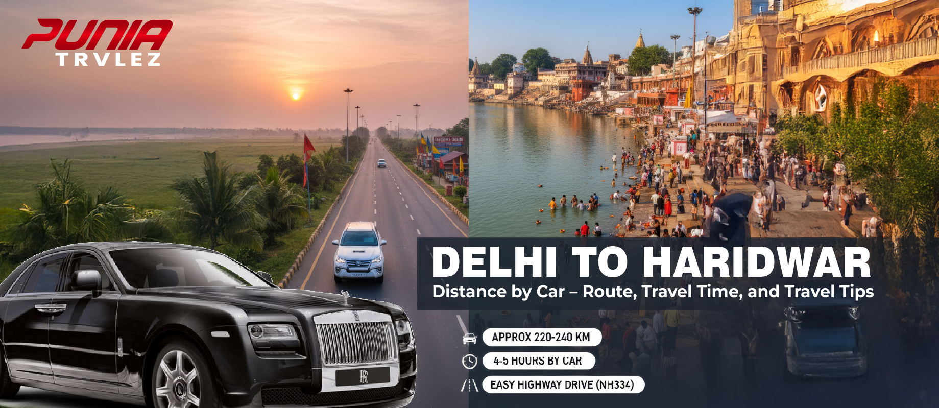 Delhi to Haridwar Distance by Car